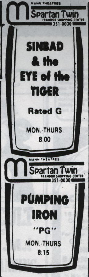 Spartan Twin Theatre - Old Ad